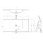 Раковина (умивальник) Fancy Marble Rodeo 1000 111000450М01 2