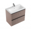 Тумба Fancy Marble Maycan 80 з умивальником Veritas 3