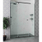 Душові двері розпашні Andora Milar Black 1350х2000 мм 1