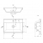 Раковина (умивальник) Fancy Marble Skif 800 10308101 2