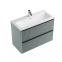Тумба Fancy Marble Maycan 100 з умивальником Veritas 13