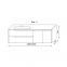 Тумба Marsan Marilyn DECO / GLASS 1500 Вар.4 3