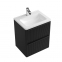 Тумба Fancy Marble Maycan 60 з умивальником Veritas 10