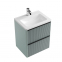 Тумба Fancy Marble Maycan 60 з умивальником Veritas 9