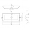 Раковина (умивальник) Fancy Marble Rubicon 600 10506101 2