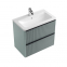 Тумба Fancy Marble Maycan 80 з умивальником Veritas 13