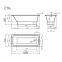 Ванна із штучного каменю Fancy Marble Vispool Ette 170x70 матова 3