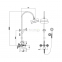 Душова система з верхнім душем і змішувачем для ванни Imprese Cuthna T-10280 stribro 0