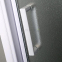 Двері в нішу розпашні Eger 70-80х185 профіль білий, скло 