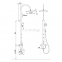 Душевая система Nahoru T-10500 (смеситель для ванны, верхний и ручной душ, 4 режима, шланг 1,5м) 0
