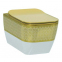 Унітаз підвісний Idevit Halley білий/декор золото без сидіння 3204-2616-1101 0