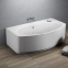 Акрилова ванна Polimat асиметрична Elegance 180x100 + ніжки 00539 0