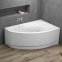 Акрилова ванна Polimat асиметрична Marea 160x100 R + ніжки 00532 0