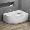 Акрилова ванна Polimat асиметрична Noel 140x80 R + ніжки 00853 1