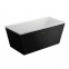 Акрилова ванна Polimat окремостояча Lea 170x80 + ніжки + панель (біла) 00251 1