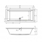 Акрилова ванна Riho Lusso 200x90 BA60 + ніжки 3