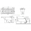 Кварилова ванна Villeroy&Boch Oberon 170*75 см в комплекті з ніжками UBQ170OBE2V-01 0