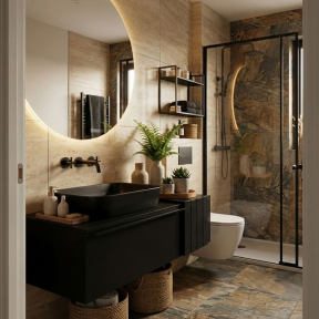 Тумба Fancy Marble Lipari-1 1000 зі стільницею під умивальник