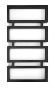 Сушка для рушників Genesis-Aqua Quattro 100x53 см Чорна