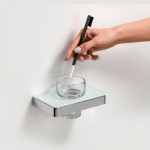 Стакан для зубних щіток Liberta Glass Steel
