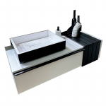 Тумба Fancy Marble Lipari-1 1000 зі стільницею під умивальник