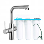Комплект: Daicy Змішувач для кухні, Ecosoft Standart система очищення води (3х східчаста) 55009-F+FMV3ECOSTD