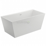 Акриловая ванна Polimat отдельностоящая Lea 170x80 + ножки + панель (белая)