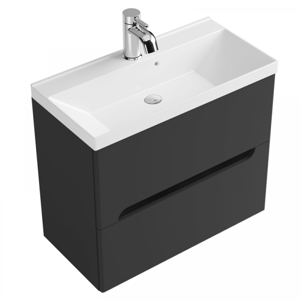 Тумба Fancy Marble Rin 70 з умивальником Rubicon