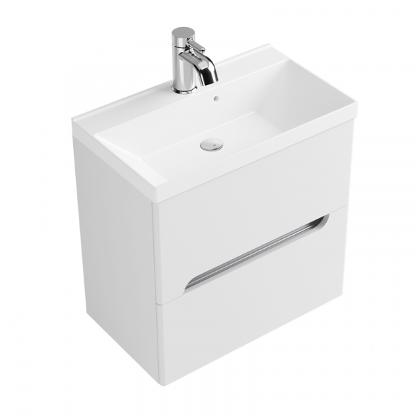 Тумба Fancy Marble Rin 60 з умивальником Rubicon