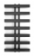 Сушка для рушників Genesis-Aqua Symmetry 80x53 см Чорна