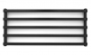 Сушка для рушників Genesis-Aqua Giza 120x55 см Чорна